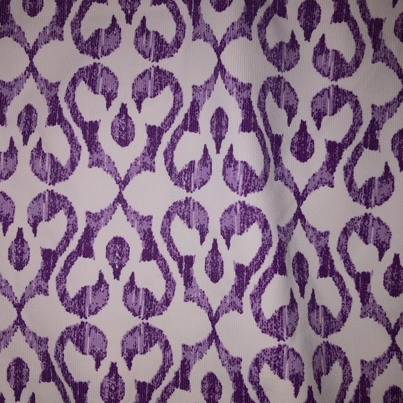 J. McLaughlin Lavender and White Patterned Mini Dress - Picture 4 of 8